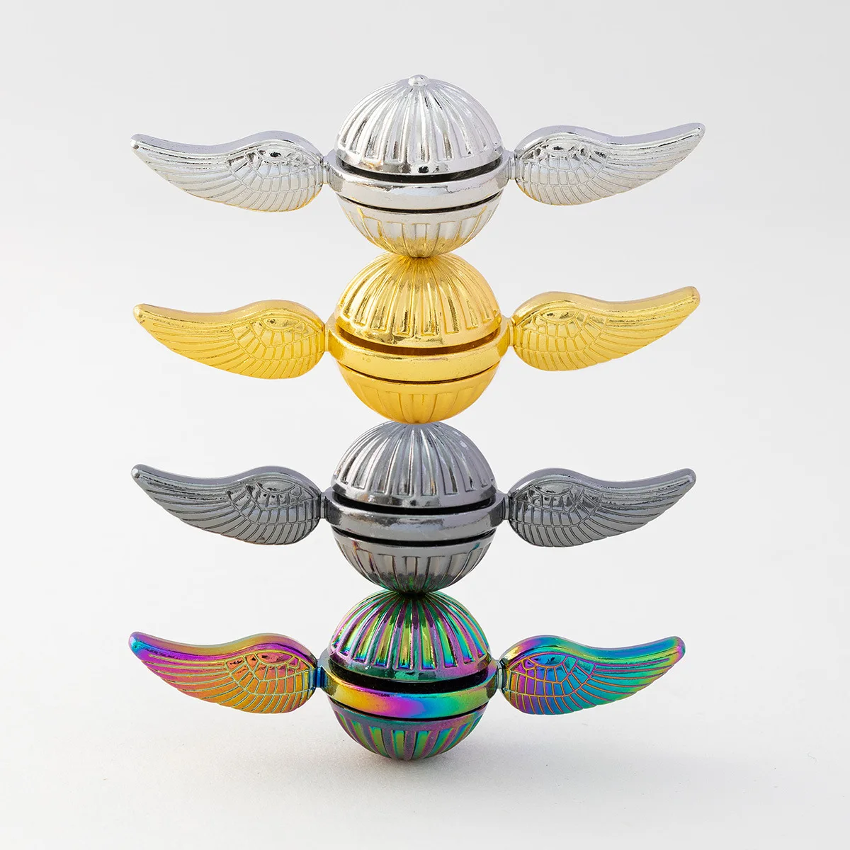 New Golden Gyro Ball Fidget Spinner Toys For Children Anti Stress Metal Finger Hand Spinner Toys