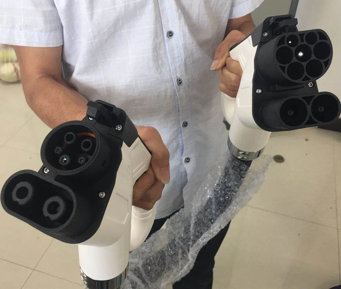 Зарядка постоянного тока CCS Combo 2 к CCS Combo 1 адаптер 150A для электрического автомобиля