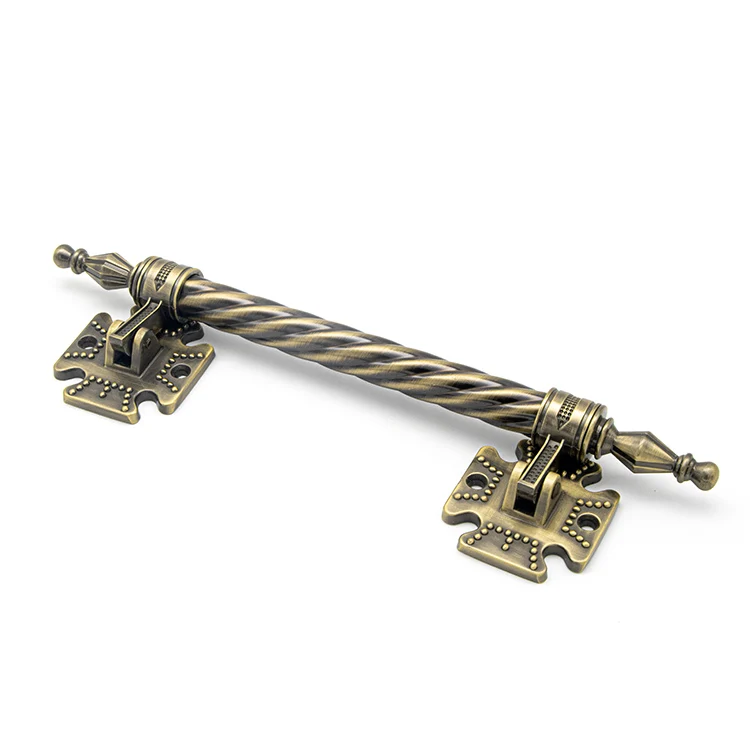 custom length metal twist design Funeral supply Casket Handles coffin handle