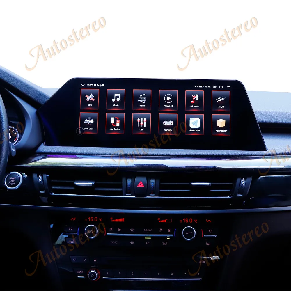 Автомобильный мультимедийный плеер Sharp Gen 2021 для BMW X5 F15 X6 F16 2014-2017 Android11 4 + 64 ГБ GPS-навигация автомобильное стерео головное устройство
