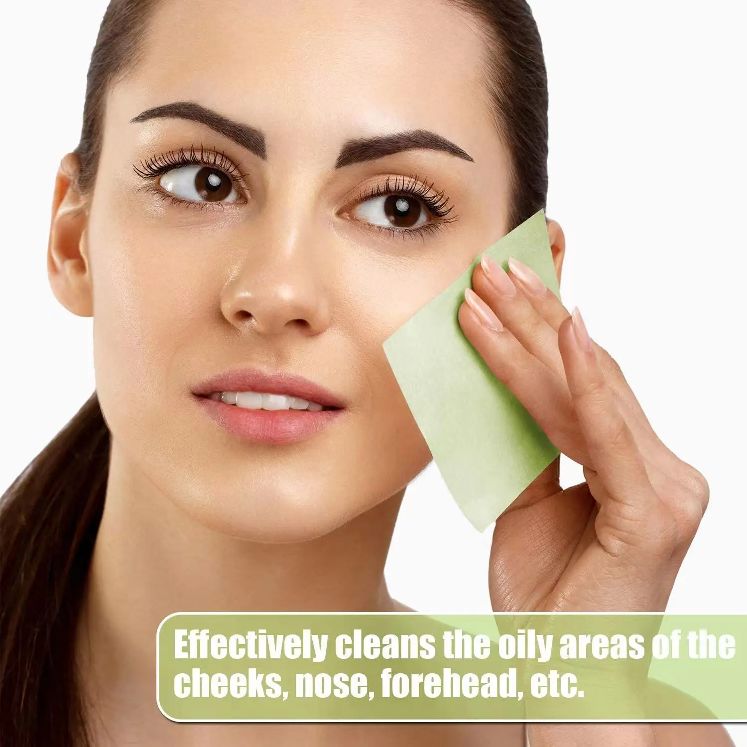 Beauty Care Clean Oil Absorbing Tissue Paper Sheet Clear Oil Control Film Paper for Oily Skin Easy to Take Face Oil Control Film