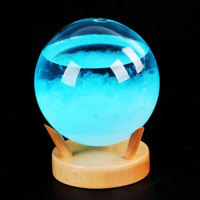 Christmas Gift Teardrop Storm Glass Creative Stylish Desktop Droplet Storm Glass Crafts Weather Storm Forecast Predictor