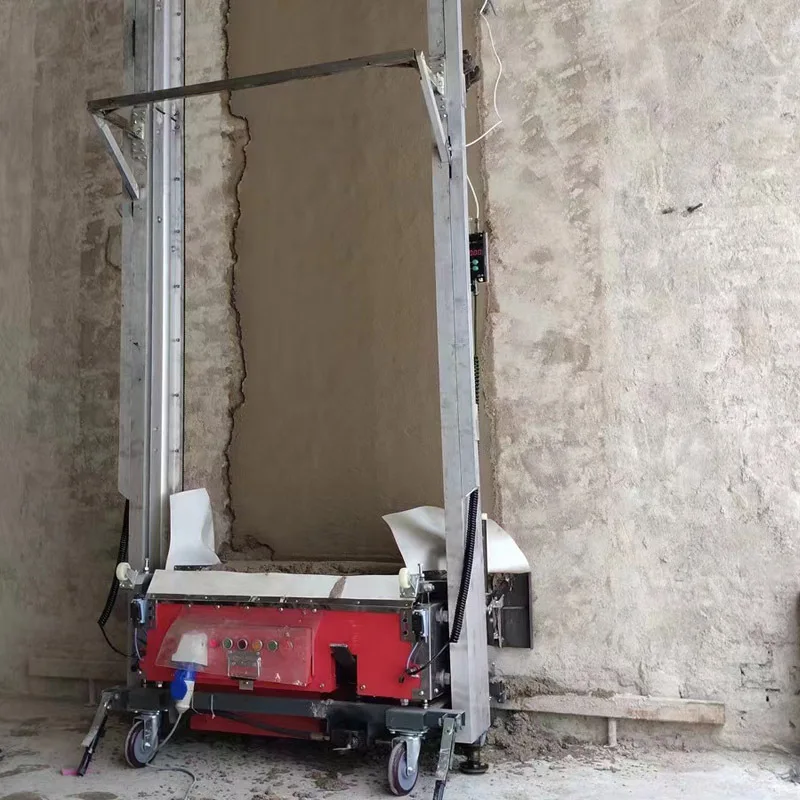 New Automatic Wall Machine Render Spray Plastering with Reliable Engine Motor Pump Components