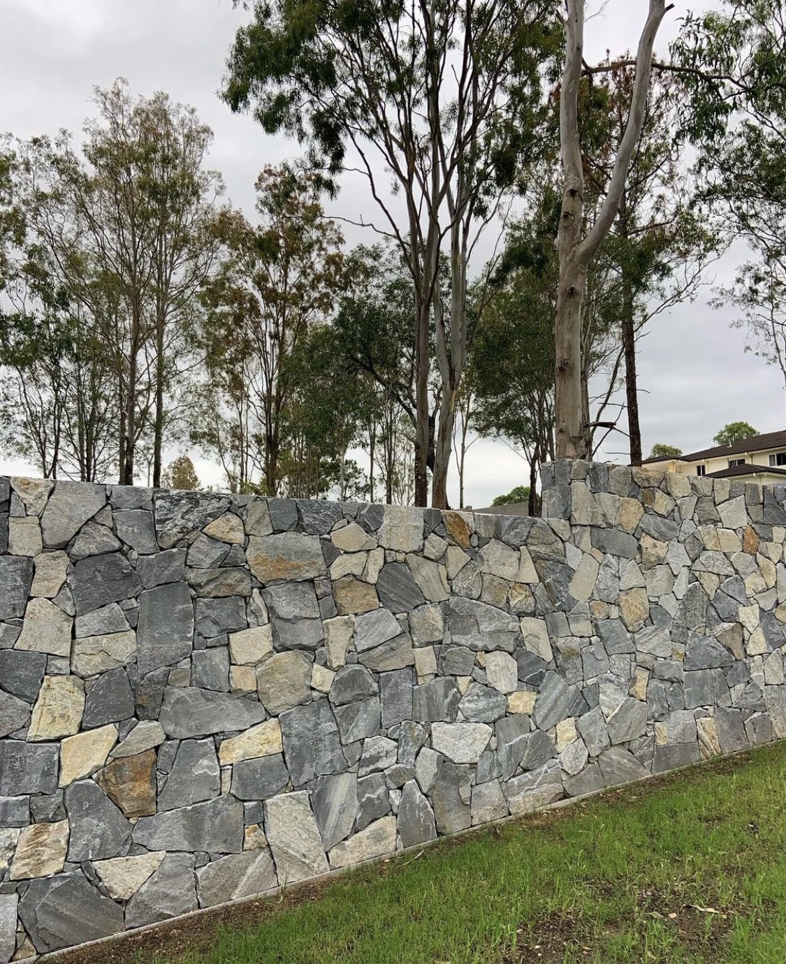 SHIHUI Hot Sales Natural Blue Quartzite Stone Wall Panels Dry Stack Stone Wall Cladding Stone Veneer Wall Cladding Exterior