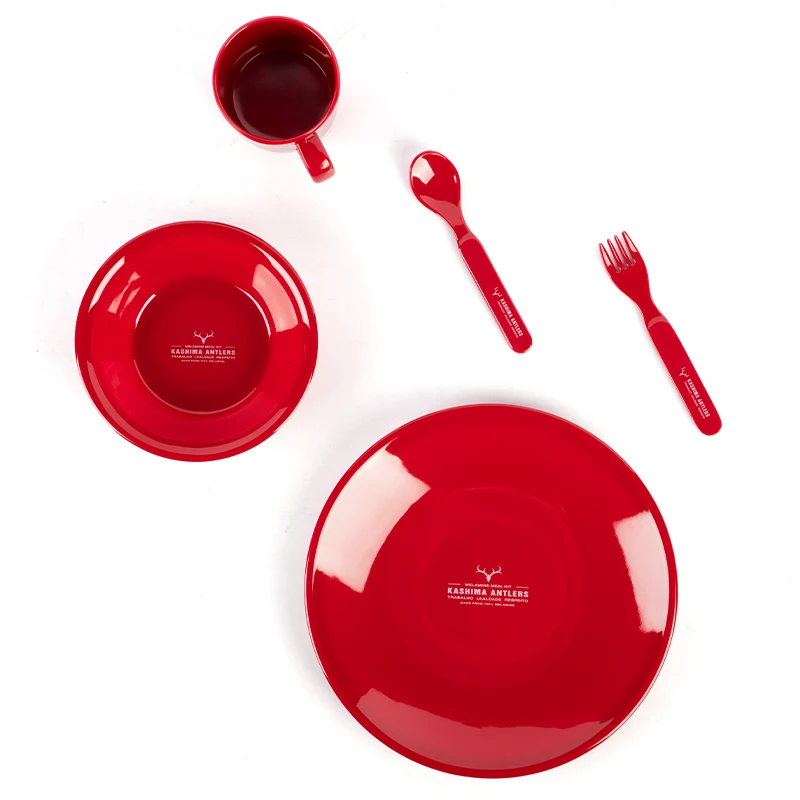 Custom Melamine Dinner Ware With Full-Printing Decal For Dinner Or Salad