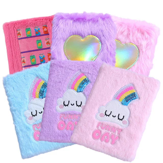 Hardcover Set New Unicorn Cartoon Kids And Plush For Student School Custom Kawaii Gift Anime Stationery Cute Notebook