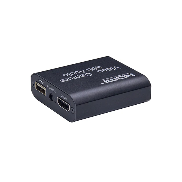 HDMI к USB видеозахват UVC с аудиовыходом для игр прямой трансляции ПК камера