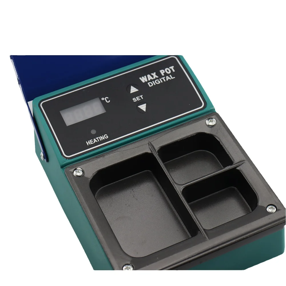SJK портативный нагревательный воск плавильный котел устройство для плавки воска с тремя слотами стоматологическое лабораторное оборудование