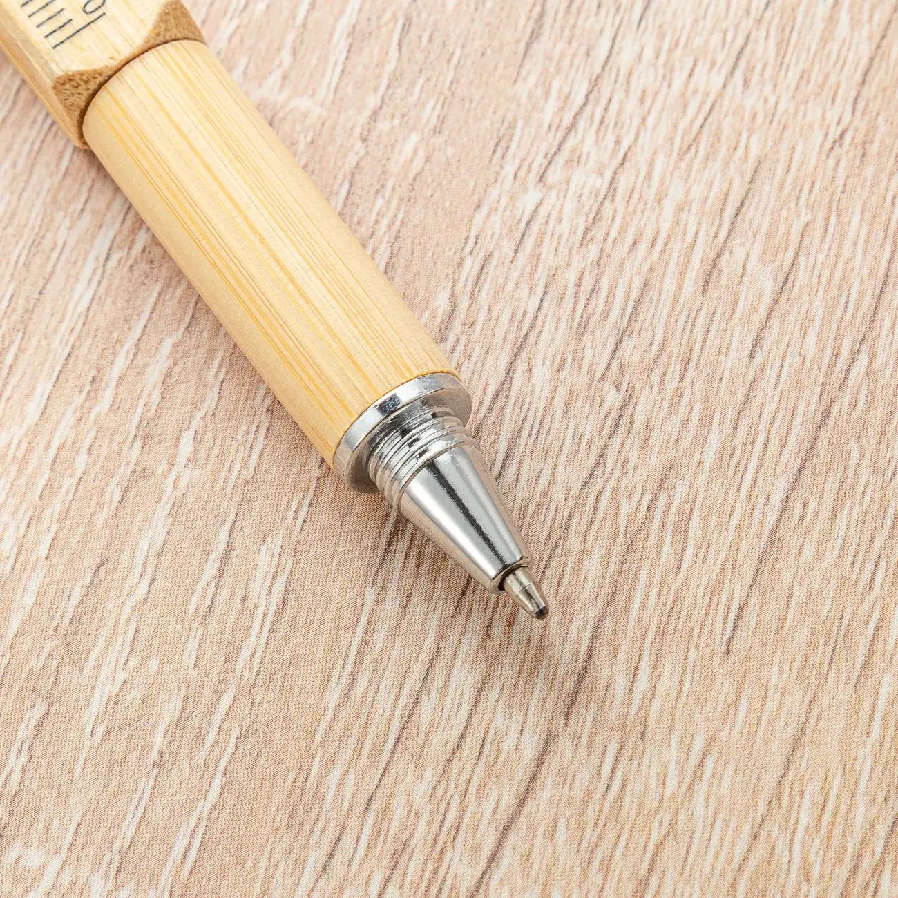 BP-110 Multi functional bamboo tool pen six-in-one screwdriver level meter scale capacitive pen