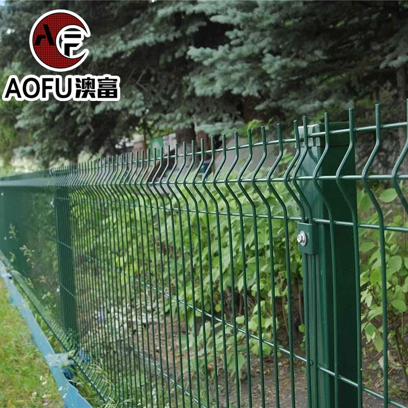 Welded Wire Mesh Panel Decorative Garden Curve 3D Fence For Houses cheap pvc coated metal High Quality