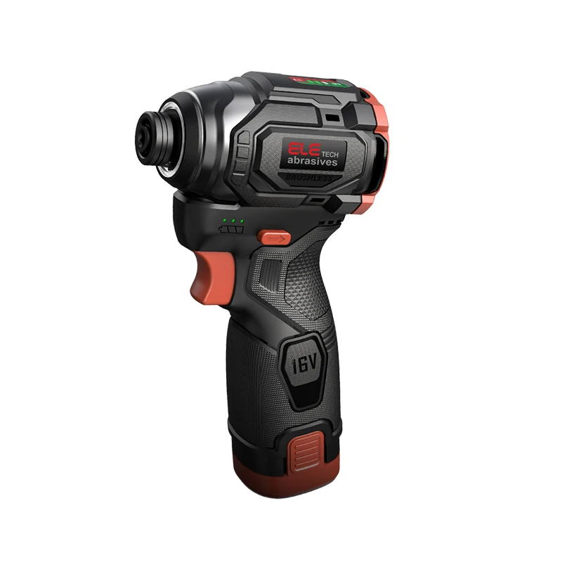 ELE Newest 16V 3 AI mode Cordless Impact Tool Drill Accumulator Hand 160N.m Brushless Impact Driver Battery Lithium Screwdriver
