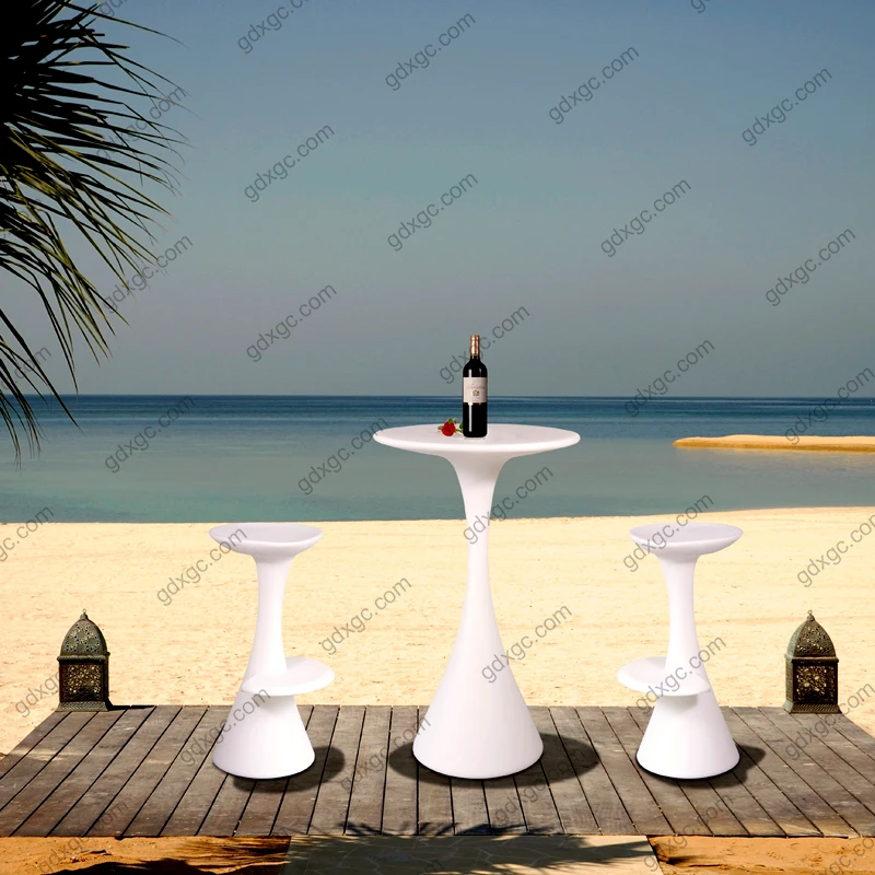 Patio Bar Outdoor garden Bar Furniture Set w/ Table & 2 Stools