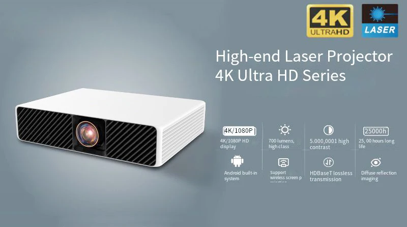 4k Smart Android WIFI 3d LCD Video Full HD 1080p Led Home Theater Projector 4k Projector 40usd Extra For Android OS
