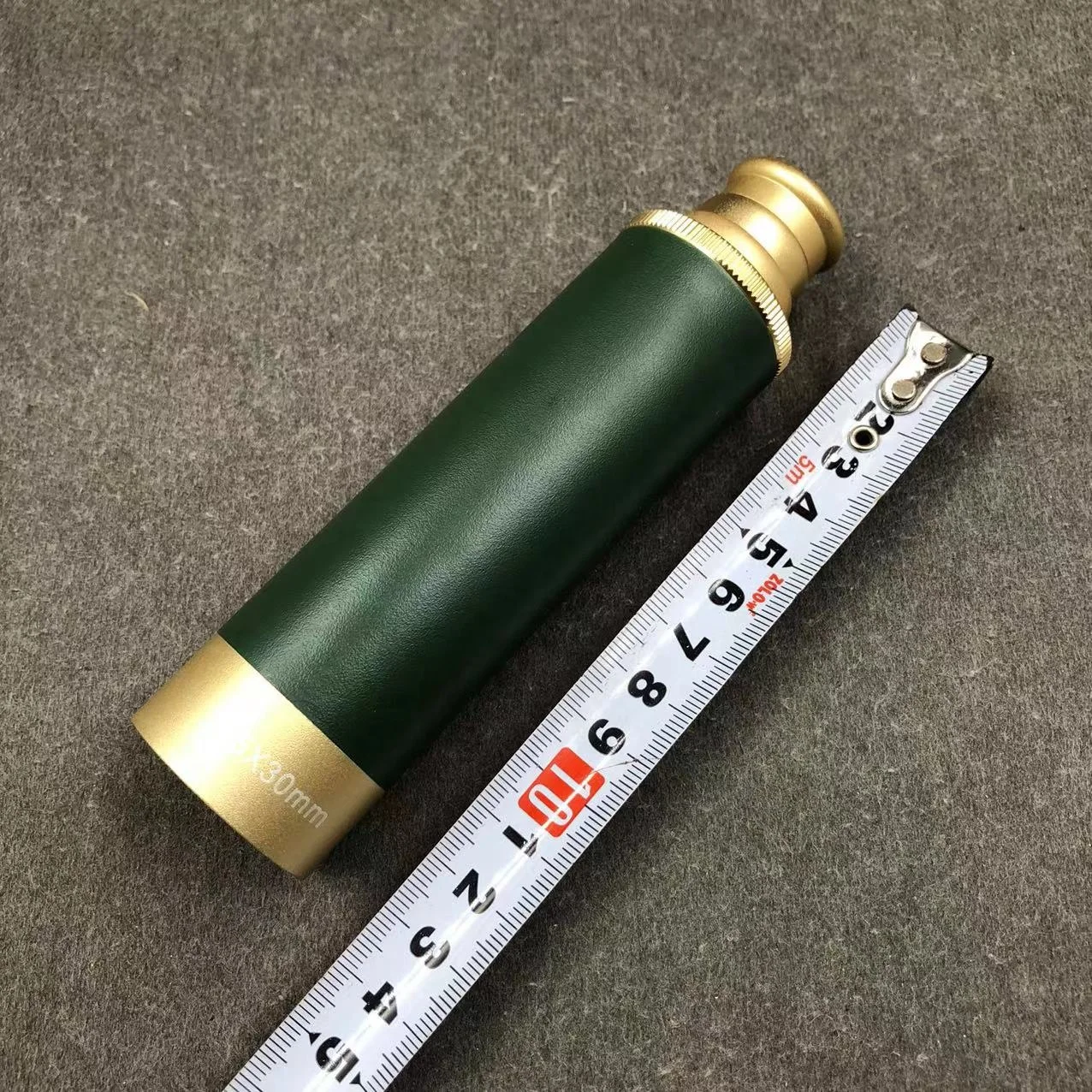 Monocular Telescope - Handheld Collapsible Brass Telescope - 25x30 Zoomable Portable Pirate Spyglass For Hiking