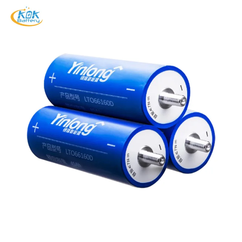 KOK POWER 66160D 2.3V 45Ah Cylindrical LTO Battery 45Ah Car Audio Solar Energy Storage Titanate Battery