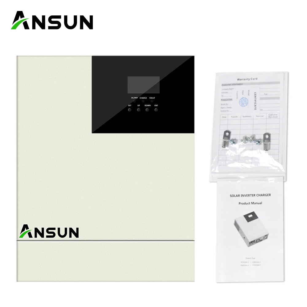 Ansun 3kva to 5kva off grid hybrid inverter solar Inverter  with MPPT solar charge controller Type:DC/DC Converter