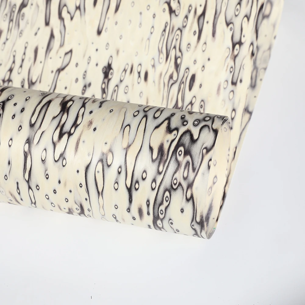 Engineered Wood Veneer White Color RTS Reconstituted Wood Veneer for MDF Plywood and Furniture