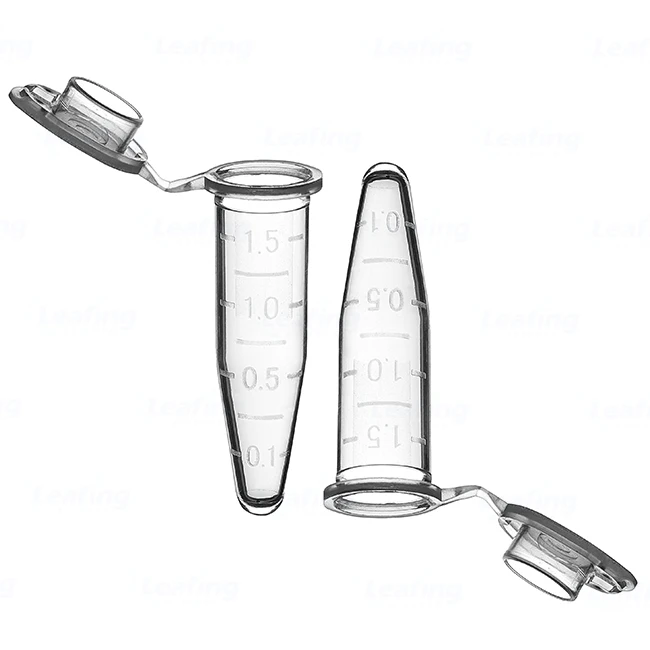 Лабораторные принадлежности 1 5 мл микроцентрифужная пробирка со шкалой прозрачная Стерильная Пробирка для лабораторных испытаний