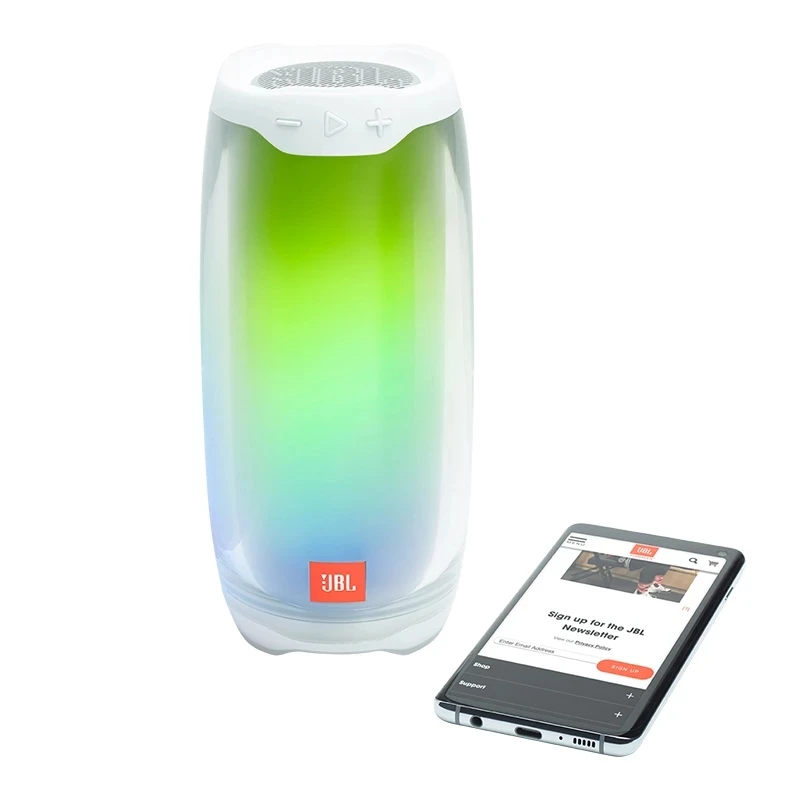 JBL PULSE 4 Wireless Bluetooth Speaker Portable IPX7 Waterproof Deep Bass PULSE4 Stereo Sound with LED light Party Boost APP