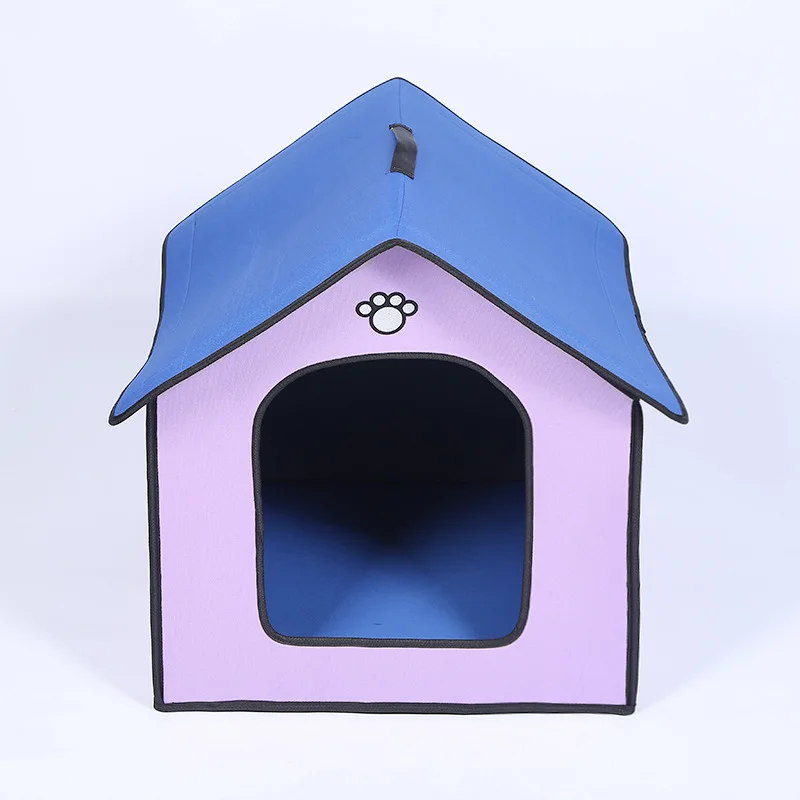 Foldable Washable Outdoor Dog Shelter Cozy Pet Cave Animal Rescue Winter Wild Animal Stray Cat House Outdoor Waterproof