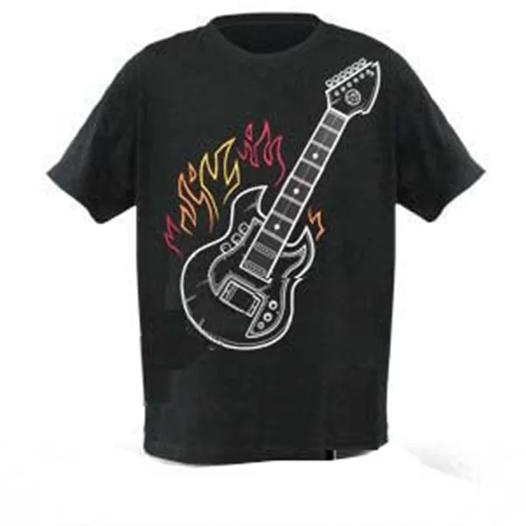 2021 Electronic Drum flashing kit T-Shirt El drum sound activated t-shirt