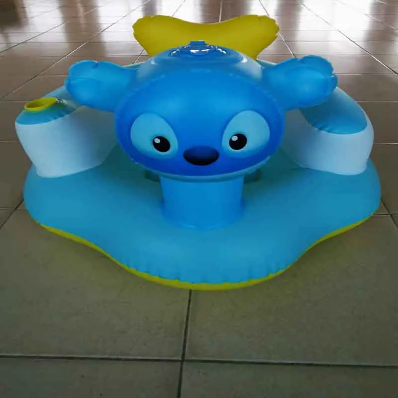 infant feeding dining chair toddle shower bathing stool learn to walk inflatable baby chair