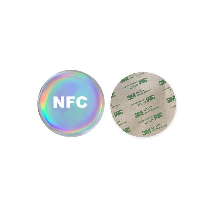 Hot sale Programmable Social Media Anti-metal NFC Sticker Water Proof Epoxy NFC Tag