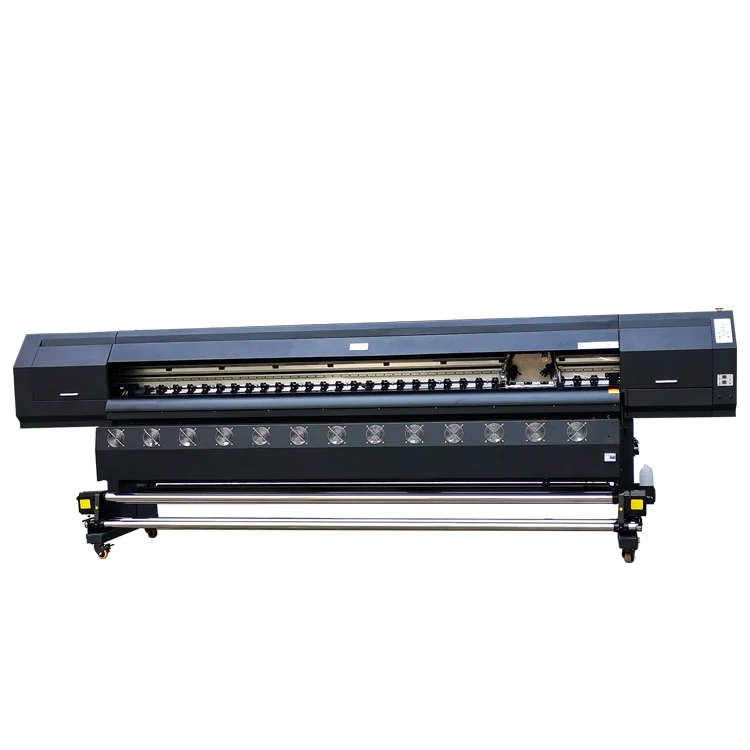 High Quality 4 XP600 Printhead 3.2M Large format UV Printer with varnish
