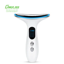 LED Therapy Face Lifting Machine Eye Facial Neck Massager Anti Aging Wrinkle Skin Face Lift Device
