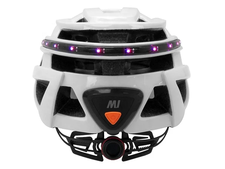 Amazon hot selling helmets CE approval well ventilated led bike helmet with rear led light