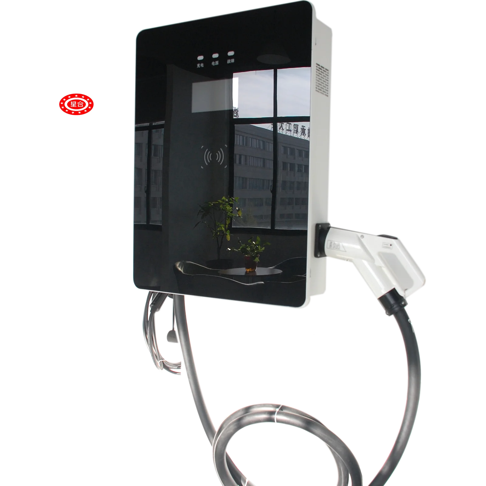 Ac Ev Car Charger One Phase 32A type2 Ethernet Ocpp 1.6 Electric Car Charging Station Ev Charger Gun Wallbox 7kw 22kw