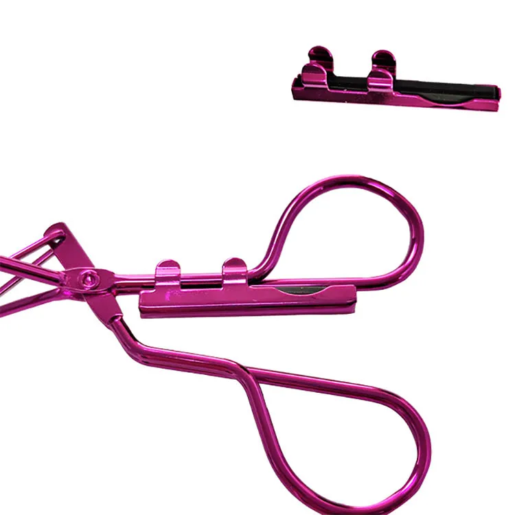 high quality portable colorful Beauty Eyelash False Eyelash Curler Tools  with replace pad