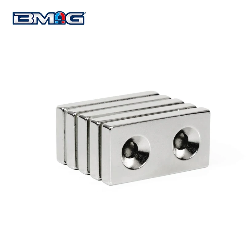 Permanent N35, n40, n42, n52 NdFeB neodymium magnet with holes