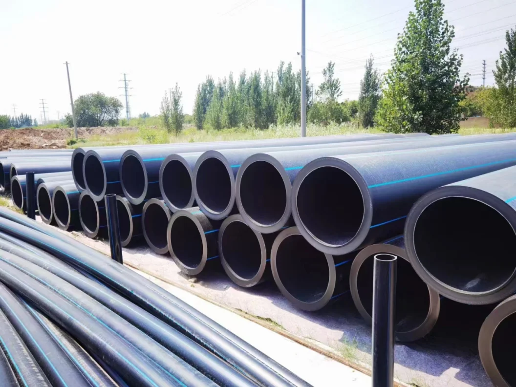 High Density HDPE PE100 Large Diameter Polyethylene Pipe for water supply