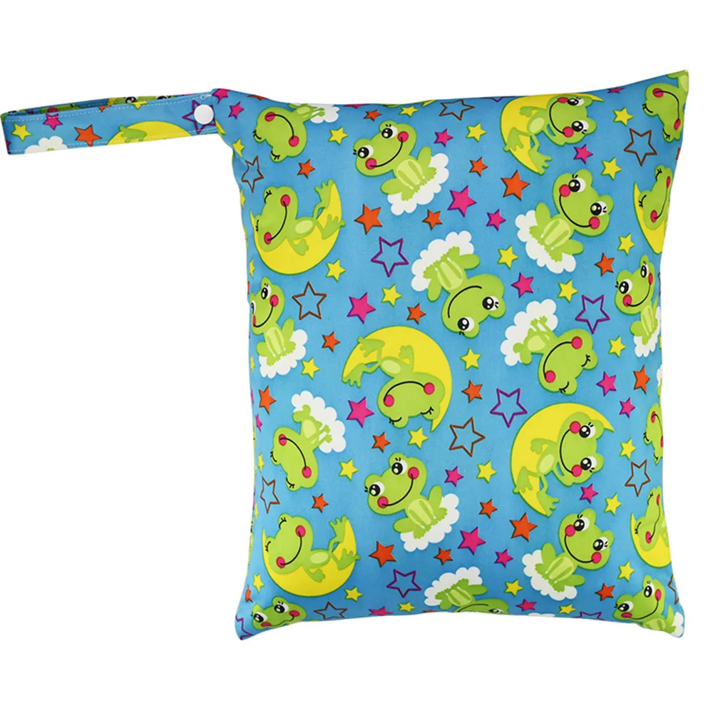 ЭК. Чист. Водонепроницаемые Влажные Сумки для подгузников с двумя молниями