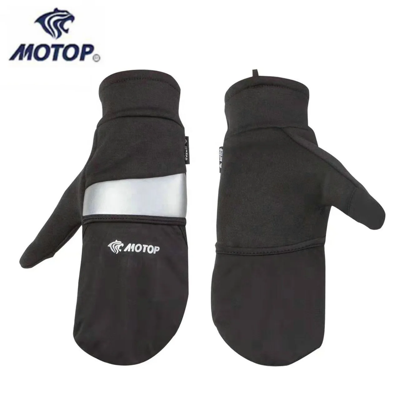 Раскладная дизайнерская перчатка для бега с отражающим сенсорным экраном