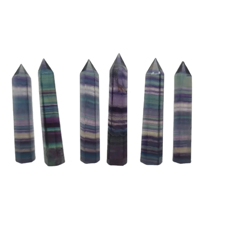 Высококачественные полированные камни с радужным флюоритом для заживления