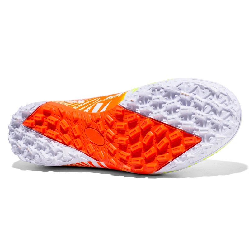 High-Top Stylish Durable Anti-Slip Cleats Soccer Sneakers Athletic Big Kids Football Shoe Indoor Outdoor TF Soccer Shoes For Men