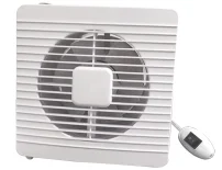 Good Quality Low Price PP Bathroom Kitchen 15w AC Electric Shutter Air Kitchen Wall Mounted Exhaust Fan