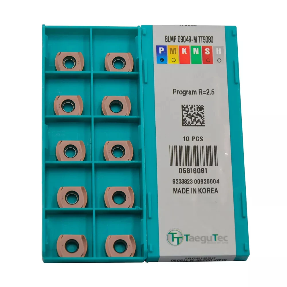 Карбидный фрезерный BLMP0904R-M с ЧПУ TT9080 вставки для фрезы Taegutec из карбида jxtc