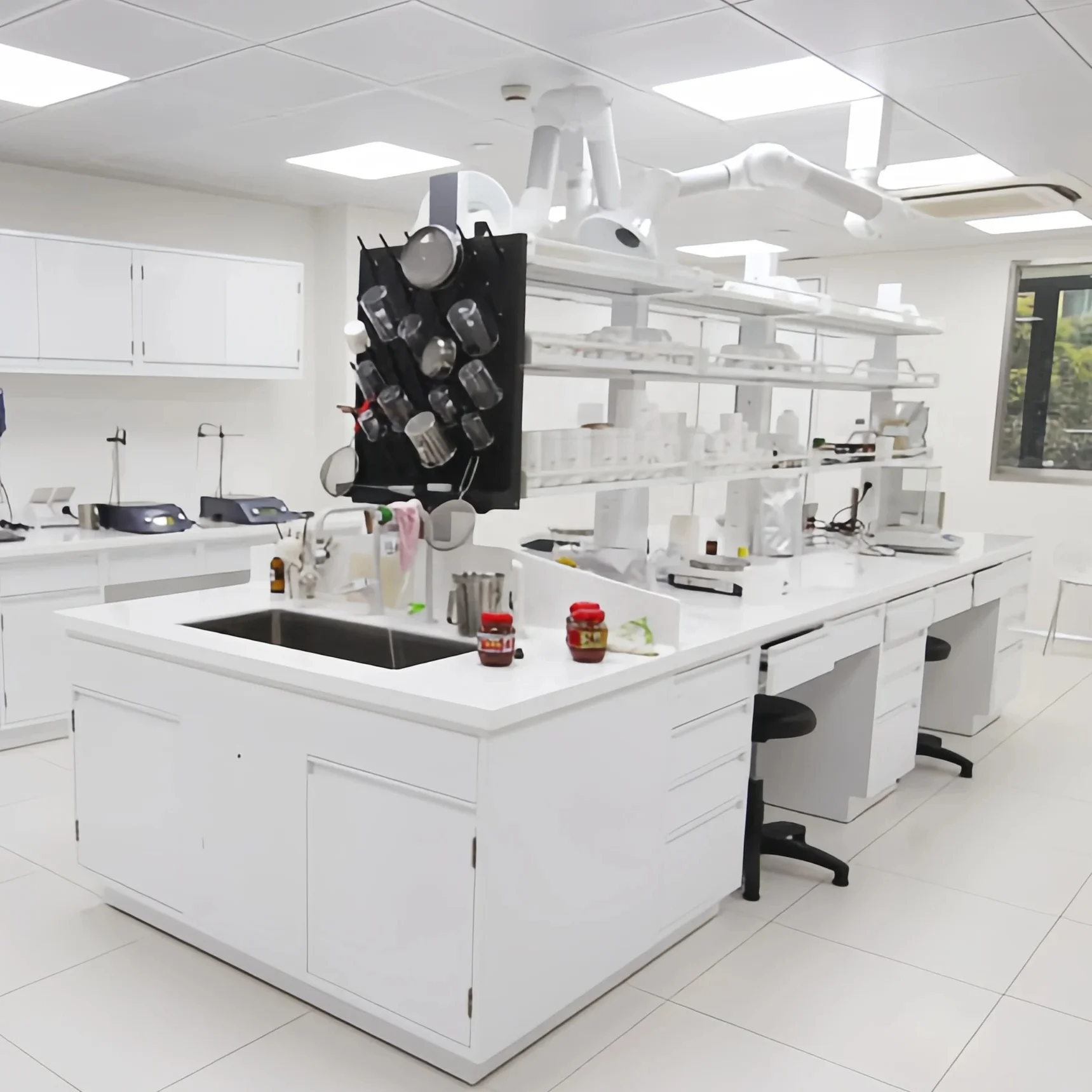 Wholesale All Steel Laboratory Furniture Island Lab Bench for Chemical Laboratories