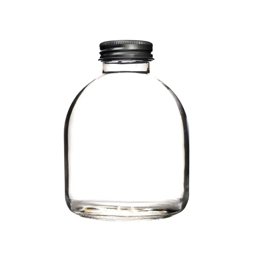 
Wholesale empty 100ml 200ml 250ml eco friendly glass bottle light bulb beverage drink glass water bottle glass juice bottle 
