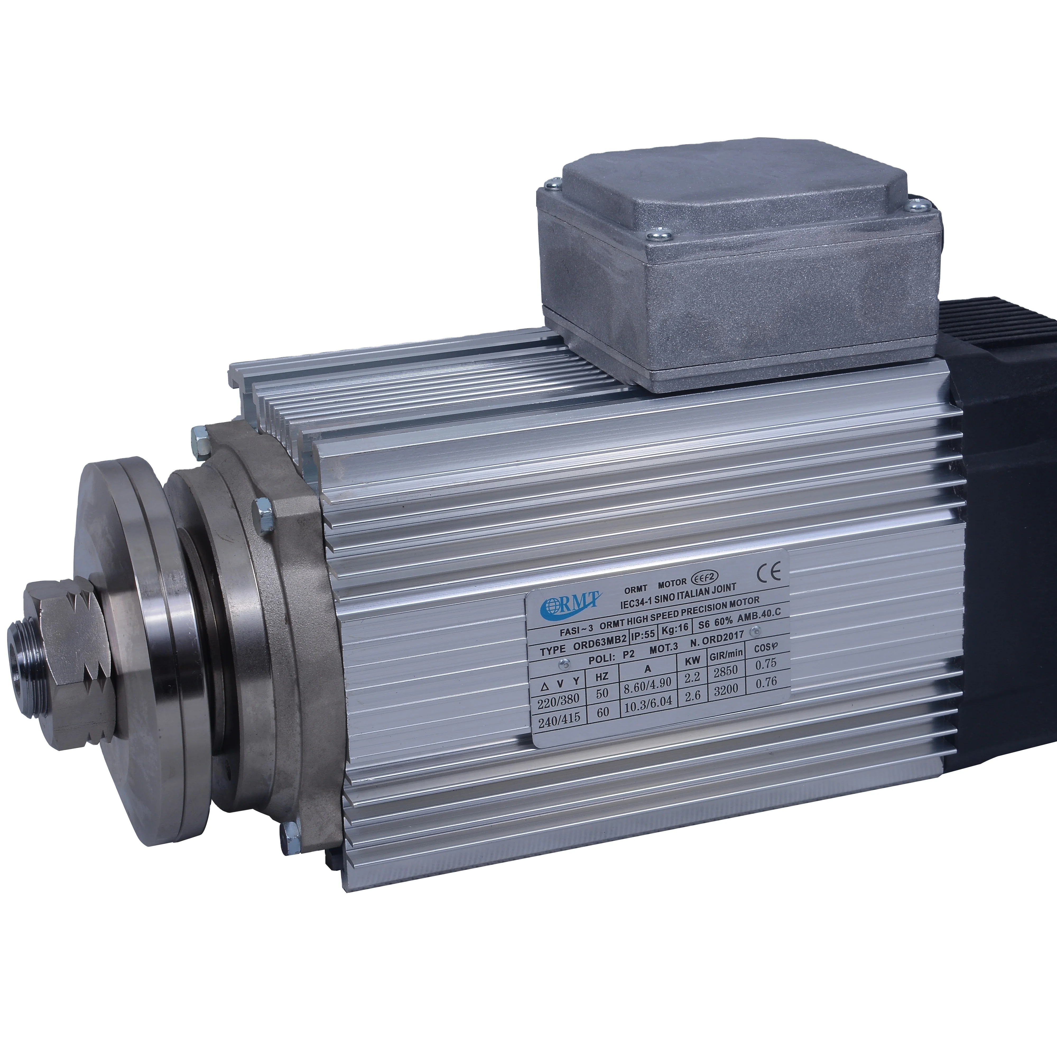 ORD63 2.2KW 3.0KW 3000rpm high torque cnc router spindle motor ac dc motor air-cooling