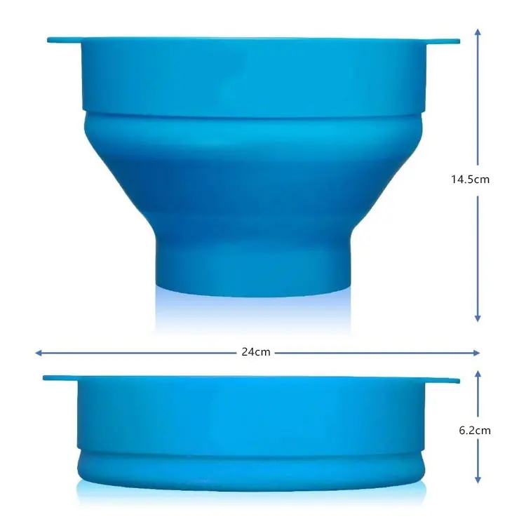 Microwave Hot Air Popcorn Maker Household Collapsible Popcorn Making Machines Silicone Popcorn Popper