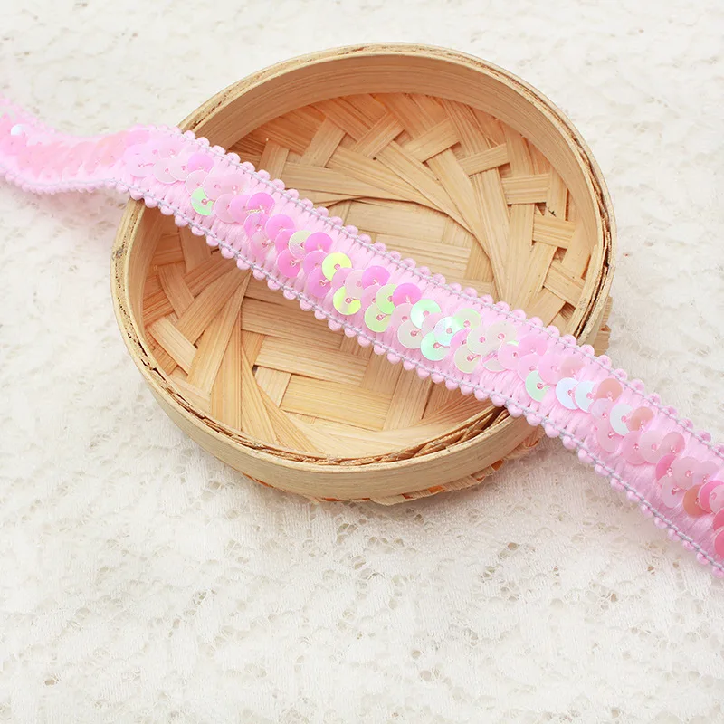 Crafts Flat Sequin Strip Trim on Strings for Crafts, Fringe, and Sewing braid trims