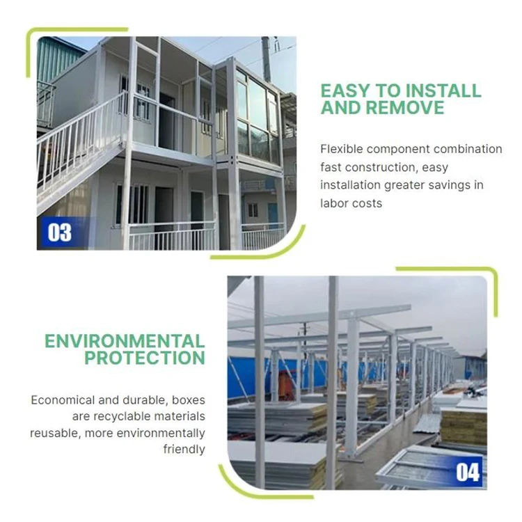 Customized Flat Pack Single Foldable Container Houses Prefabricated Folding Fold Houses Container Home