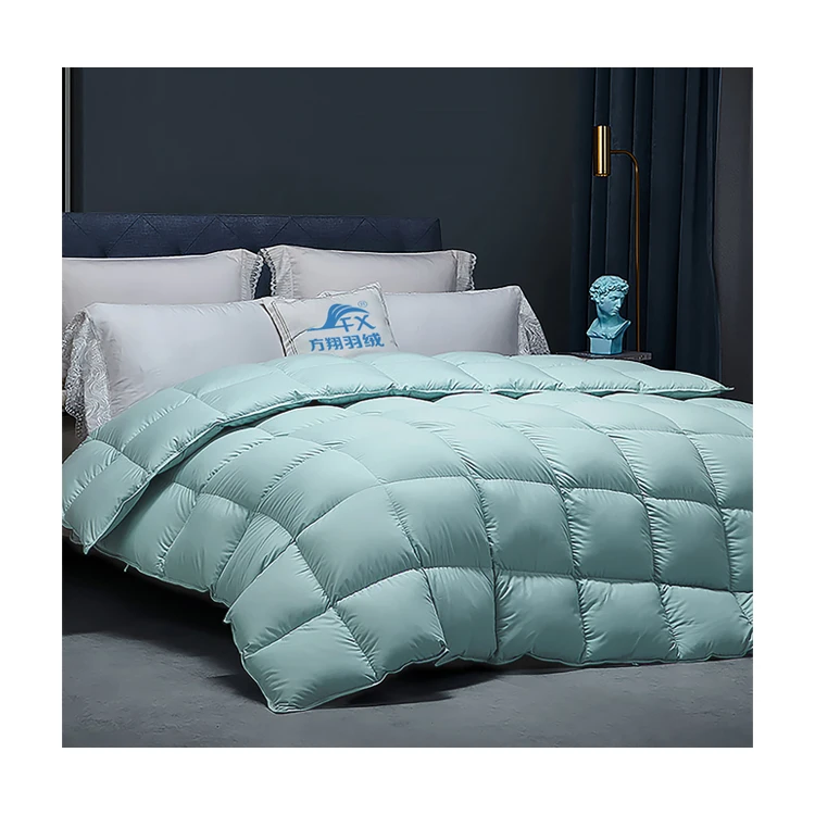 Goose Down Comforter Duvets Manufacturers High Fluffy Goose Down Duvet Warmth Bed Duvet Insert