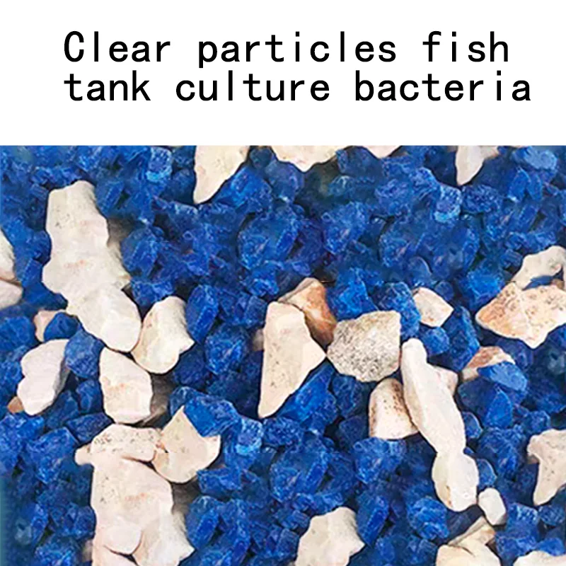 Deodorizing and disinfecting fish tank bottom sand, removing urine smell, eliminating fishy odor, and improving water quality.