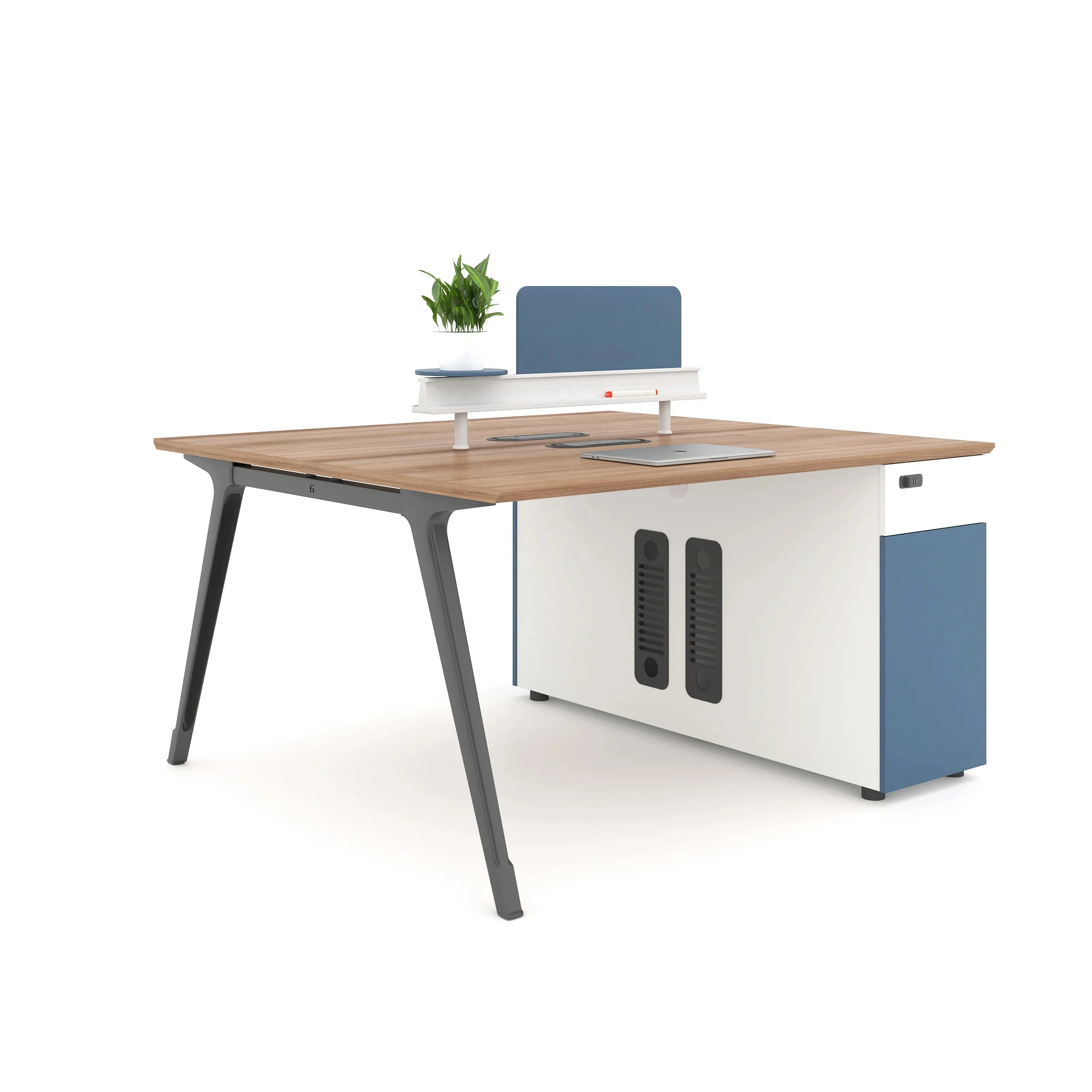 High Quality Reasonable Price Advanced Technology Golden Supplier 2 Person Office Desk