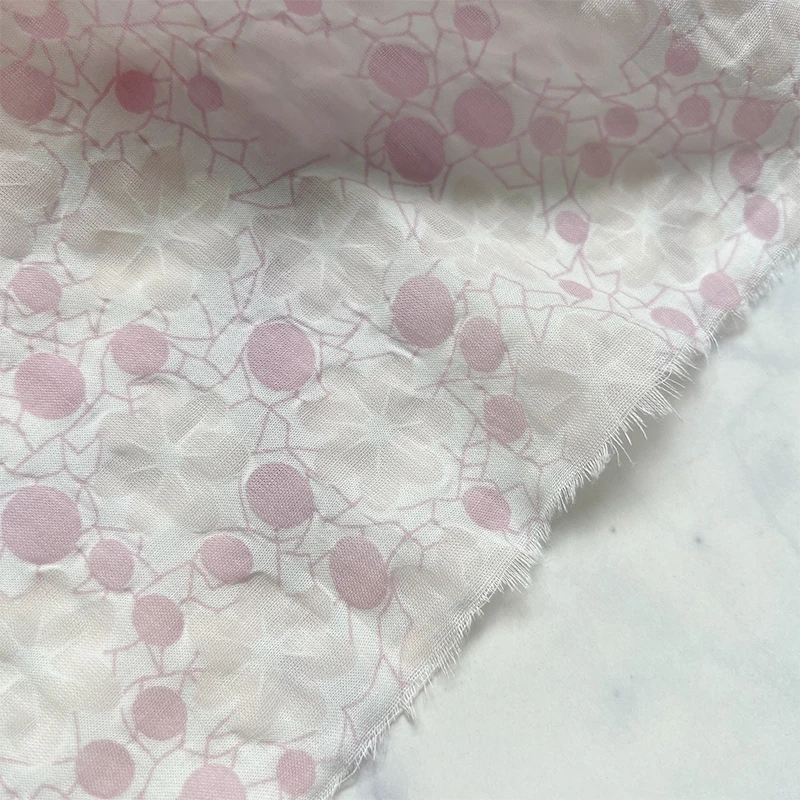 Cotton summer clothing fabric special process texture fabric